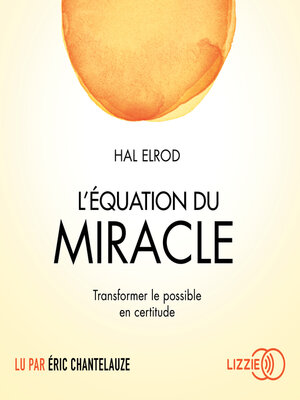 cover image of L'équation du miracle